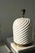 Vintage Beige Ceramic Lamp Base by Tommaso Barbi, 1970s 9