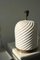 Vintage Beige Ceramic Lamp Base by Tommaso Barbi, 1970s, Image 9