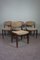 Sedie da pranzo vintage in legno, anni '60, set di 4, Immagine 1