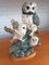 Vintage Barn Owl & Babies Figurine, 1980s, Image 3