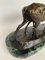 Antilopes Art Déco en Bronze et Marbre par Irenee Rochard, 1930s, Set de 2 11
