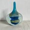 Blaue Fisch Vase von Mdina 6