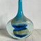 Blaue Fisch Vase von Mdina 11