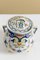 Vaso con coperchio in ceramica di Desvres, inizio XX secolo, Immagine 5