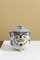 Vaso con coperchio in ceramica di Desvres, inizio XX secolo, Immagine 1
