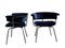 Black Dining Chairs in the style of Charlotte Perriand, Italy 1970s, Set of 2, Image 2