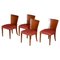 Art Deco Czech Chairs by Jindrich Halabala for Up Zavody, 1940s, Set of 4 1