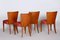 Art Deco Czech Chairs by Jindrich Halabala for Up Zavody, 1940s, Set of 4 7