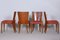 Art Deco Czech Chairs by Jindrich Halabala for Up Zavody, 1940s, Set of 4, Image 4