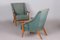 Art Deco Green Beech Armchairs, Denmark, 1940s, Set of 2 14