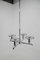 Lámpara de araña funcionalista de cromo, años 30, Imagen 1