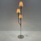 Italian Chrome & Murano Glass Magic Mushrooms Floor Lamp, 1970s 4