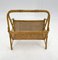 Bamboo & Rattan Magazine Rack, Italy, 1970s 4