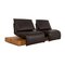 Brown Leather Free Motion Edit 3 Loveseat from Koinor 8
