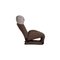 Brown Fabric Wink Armchair by Toshiyuki Kita for Cassina 8