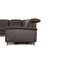 Gray Leather Corner Sofa from Himolla 9