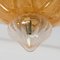 Gold Murano Glass Lights from Vistosi, Italy, 1970s, Set of 3 9