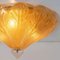 Lampade in vetro di Murano dorato di Vistosi, Italia, anni '70, set di 3, Immagine 17