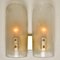2-Shade Brass and Murano Glass Wall Lights attributed to J.T. Kalmar, 1960s, Set of 2 5
