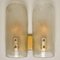 2-Shade Brass and Murano Glass Wall Lights attributed to J.T. Kalmar, 1960s, Set of 2 11