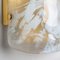 Marble & Murano Glass Wall Light Fixture from Hillebrand, 1960s 4