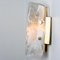 Marble & Murano Glass Wall Light Fixture from Hillebrand, 1960s 8