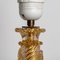 Hand Blown Gold Murano Glass Table Lamp attributed to Barovier & Toso, Italy, 1950s 7