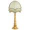 Hand Blown Gold Murano Glass Table Lamp attributed to Barovier & Toso, Italy, 1950s 1