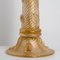 Hand Blown Gold Murano Glass Table Lamp attributed to Barovier & Toso, Italy, 1950s 5