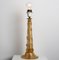 Hand Blown Gold Murano Glass Table Lamp attributed to Barovier & Toso, Italy, 1950s 6