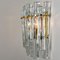 Ice Glass and Brass Wall Sconce attributed to Kinkeldey, 1970s, Image 9