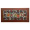 Tile Wall Hanging Tableau with Flowers from Vallauris, France, 1960s 3