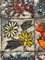 Fliesen Wandbehang Tablett mit Blumen von Vallauris, Frankreich, 1960er 12