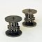 Brutalist Stainless Steel Cube Candleholders by Olav Joa for Polaris, 1972, Set of 2 1