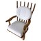 Fauteuil Grand Repos en Chêne Clair attribué à Guillerme et Chambron, 1950s 9