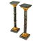Antique Marble and Bronze Columns, 19th Century, Set of 2 2