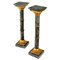 Antique Marble and Bronze Columns, 19th Century, Set of 2 1