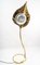 Floor Lamp in Gilded Metal by Tommaso Barbi, 1970s, Image 3
