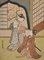 Ikeisai Yoshichika, Amantes, grabado en madera de Ikkeisai Yoshichika, mediados del siglo XX, Imagen 1