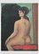 Franco Gentilini, Desnudo de espaldas, Litografía, 1970-1980, Imagen 1