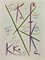 Rafael Alberti, Letter K, Lithograph, 1972 1