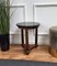 French Empire Gueridon Side Table with Tripod Columns Brass and Marble Top, 1890s 3