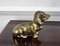 Italian Brass Bronze Desk Top Dog Sculptures or Paperweights, 1960s, Set of 2, Image 6