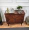 Mid-Century Italian Regency Italian Walnut, Burl & Mirror Dry Bar Cabinet, 1950s, Image 5