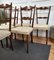 Mid-Century Modern Italian Walnut & Upholstered Dining Chairs, 1950s, Set of 6 9