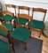 Mid-Century Modern Italian Walnut & Upholstered Dining Chairs, 1950s, Set of 6 10