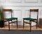 Mid-Century Modern Italian Walnut & Upholstered Dining Chairs, 1950s, Set of 6 9