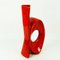 Mid-Century Italian Red Ceramic Vase attributed to Roberto Rigon for Bertoncello, 1960s, Image 2