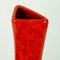 Mid-Century Italian Red Ceramic Vase attributed to Roberto Rigon for Bertoncello, 1960s 7