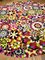Mehrfarbiger floraler Casa Circle Teppich von Missoni, 1983 3